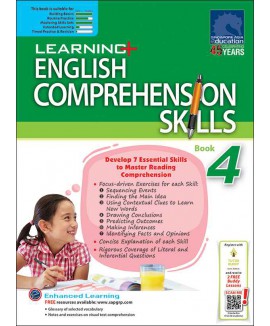 SAP_แบบฝึกหัดภาษาอังกฤษประถมศึกษาปีที่ 4 LEARNING+ ENGLISH COMPREHENSION SKILLS Book 4