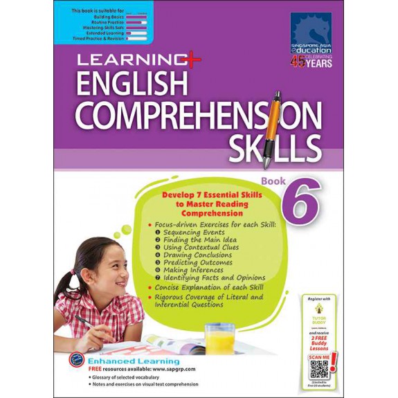 SAP_แบบฝึกหัดภาษาอังกฤษประถมศึกษาปีที่ 6 LEARNING+ ENGLISH COMPREHENSION SKILLS Book 6 SAP_แบบฝึกหัดภาษาอังกฤษประถมศึกษาปีที่ 6 LEARNING+ ENGLISH COMPREHENSION SKILLS Book 6