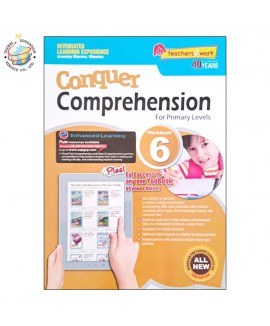 แบบฝึกหัดสรุปใจความภาษาอังกฤษ Conquer Comprehension For Primary Levels Workbook 6