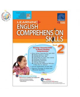 แบบฝึกหัดการจับใจความ ป.2  LEARNING+ ENGLISH COMPREHENSION SKILLS Book 2