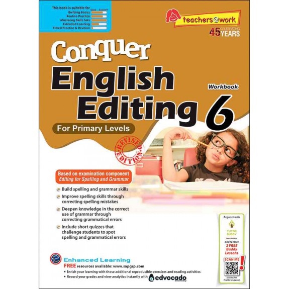 SAP_แบบฝึกหัดภาษาอังกฤษสำหรับประถมศึกษาปีที่ 6 Conquer English Editing Workbook 6