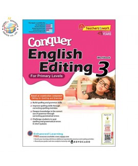 แบบฝึกหัดเสริมแก้คำศัพท์ภาษาอังกฤษ ป.3 Conquer Editing Workbook 3