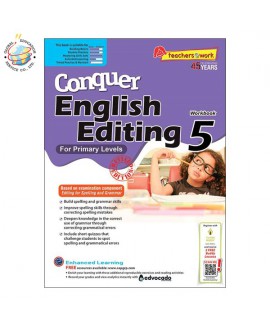 แบบฝึกหัดเสริมแก้คำศัพท์ภาษาอังกฤษ ป.5 Conquer Editing Workbook 5