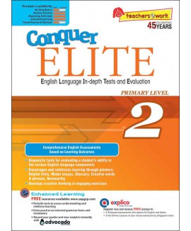 SAP_แบบทดสอบภาษาอังกฤษระดับประถมศึกษา 2 Conquer ELITE (English Language Intensive Tests and Examinations) Level 2