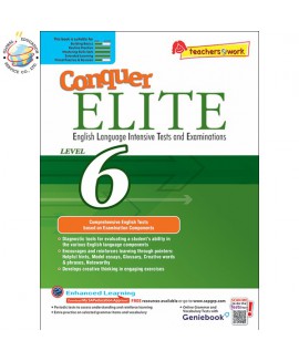 แบบทดสอบภาษาอังกฤษระดับประถมศึกษา 6 Conquer ELITE (English Language Intensive Tests and Examinations) Level 6