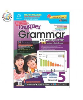 แบบฝึกหัดเสริมภาษาอังกฤษ ป. 5  Conquer Grammar For Primary Levels Workbook 5 