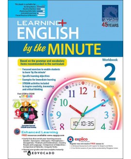 SAP_Learning+ ENGLISH by the MINUTE Workbook 2 แบบฝึกหัดภาษาอังกฤษสำหรับชั้นประถมศึกษาปีที่ 2