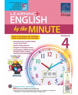 SAP_Learning+ ENGLISH by the MINUTE Workbook 4 แบบฝึกหัดภาษาอังกฤษสำหรับชั้นประถมศึกษาปีที่ 4