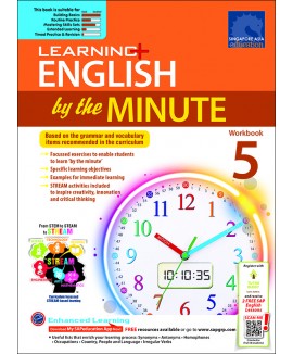 SAP_Learning+ ENGLISH by the MINUTE Workbook 5 แบบฝึกหัดภาษาอังกฤษสำหรับชั้นประถมศึกษาปีที่ 5