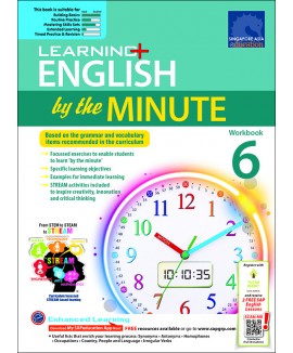 SAP_Learning+ ENGLISH by the MINUTE Workbook 6 แบบฝึกหัดภาษาอังกฤษสำหรับชั้นประถมศึกษาปีที่ 6