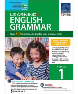 SAP_แบบฝึกหัดภาษาอังกฤษประถมศึกษาปีที่ 1 LEARNING+ ENGLISH GRAMMAR Workbook 1