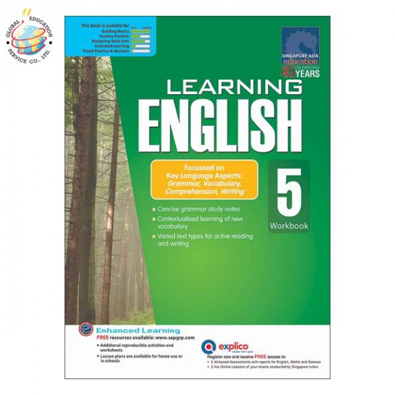 แบบฝึกหัดเสริมภาษาอังกฤษ Learning English Workbook Primary 5