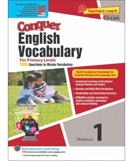 SAP_แบบฝึกหัดเสริมคำศัพท์ภาษาอังกฤษ ป.1  Conquer English Vocabulary Workbook 1