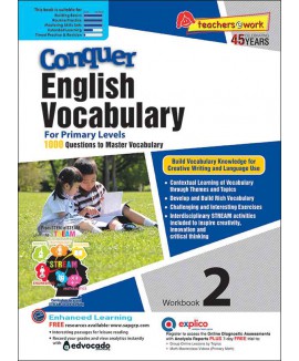 SAP_แบบฝึกหัดภาษาอังกฤษสำหรับประถมศึกษาปีที่ 2 Conquer English Vocabulary Workbook 2 