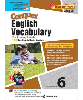 SAP_แบบฝึกหัดเสริมคำศัพท์ภาษาอังกฤษ ป.6 Conquer English Vocabulary Workbook 6