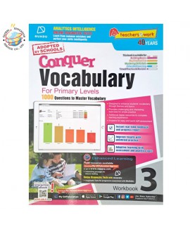 แบบฝึกหัดเสริมภาษาอังกฤษ ป.3  Conquer Vocabulary For Primary Levels Workbook 3 