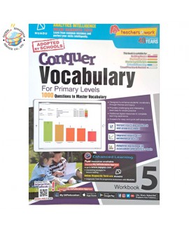 แบบฝึกหัดเสริมภาษาอังกฤษ ป.5  Conquer Vocabulary For Primary Levels Workbook 5