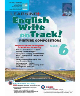 SAP_แบบฝึกหัดภาษาอังกฤษสำหรับ ป. 6 LEARNING English Write on Track! PICTURE COMPOSITIONS Book 6