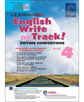 SAP_แบบฝึกหัดภาษาอังกฤษสำหรับ ป. 4 LEARNING English Write on Track! PICTURE COMPOSITIONS Book 4