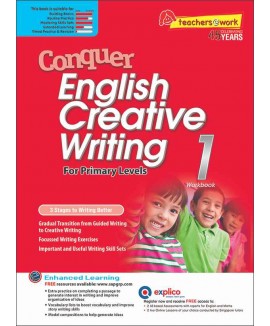 SAP_Conquer English Creative Writing Workbook 1  แบบฝึกหัดพัฒนาทักษะการเขียนภาษาอังกฤษเชิงสร้างสรรค์สำหรับชั้นประถมศึกษาปีที่ 1