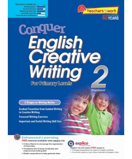 SAP_Conquer English Creative Writing Workbook 2  แบบฝึกหัดพัฒนาทักษะการเขียนภาษาอังกฤษเชิงสร้างสรรค์สำหรับชั้นประถมศึกษาปีที่ 2