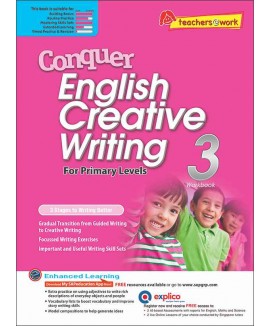 SAP_Conquer English Creative Writing Workbook 3  แบบฝึกหัดพัฒนาทักษะการเขียนภาษาอังกฤษเชิงสร้างสรรค์สำหรับชั้นประถมศึกษาปีที่ 3