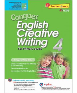 SAP_Conquer English Creative Writing Workbook 4  แบบฝึกหัดพัฒนาทักษะการเขียนภาษาอังกฤษเชิงสร้างสรรค์สำหรับชั้นประถมศึกษาปีที่ 4