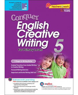 SAP_Conquer English Creative Writing Workbook 5  แบบฝึกหัดพัฒนาทักษะการเขียนภาษาอังกฤษเชิงสร้างสรรค์สำหรับชั้นประถมศึกษาปีที่ 5
