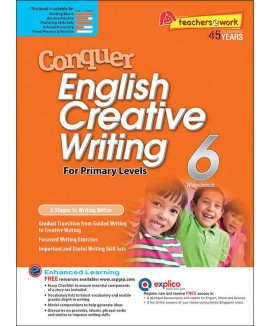 SAP_Conquer English Creative Writing Workbook 6  แบบฝึกหัดพัฒนาทักษะการเขียนภาษาอังกฤษเชิงสร้างสรรค์สำหรับชั้นประถมศึกษาปีที่ 6