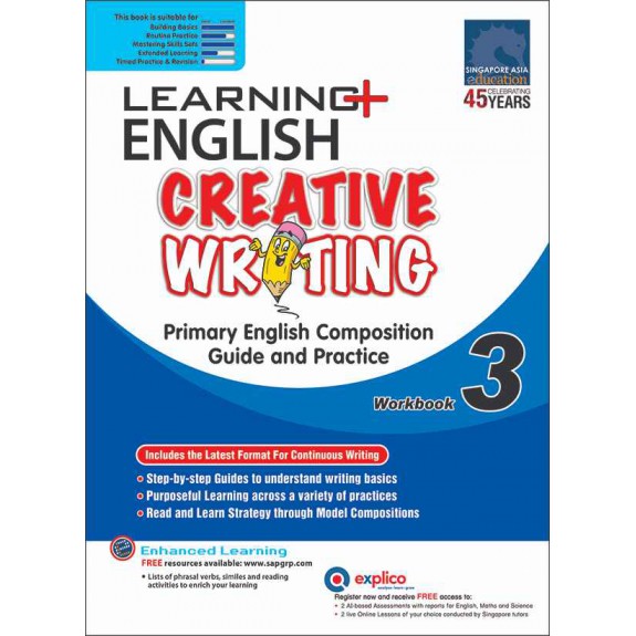 SAP_แบบฝึกหัดภาษาอังกฤษสำหรับประถมศึกษาปีที่ 3  Learning+ Creative Writing Workbook 3