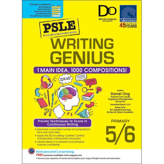 SAP_แบบฝึกหัดภาษาอังกฤษสำหรับชั้นประถมศึกษาปีที่ 5-6 WRITING GENIUS PRIMARY 5/6