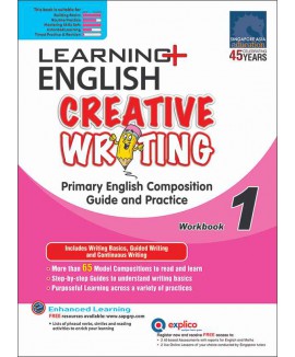 SAP_แบบฝึกหัดภาษาอังกฤษสำหรับประถมศึกษาปีที่  1 LEARNING+ ENGLISH CREATIVE WRITING Workbook 1