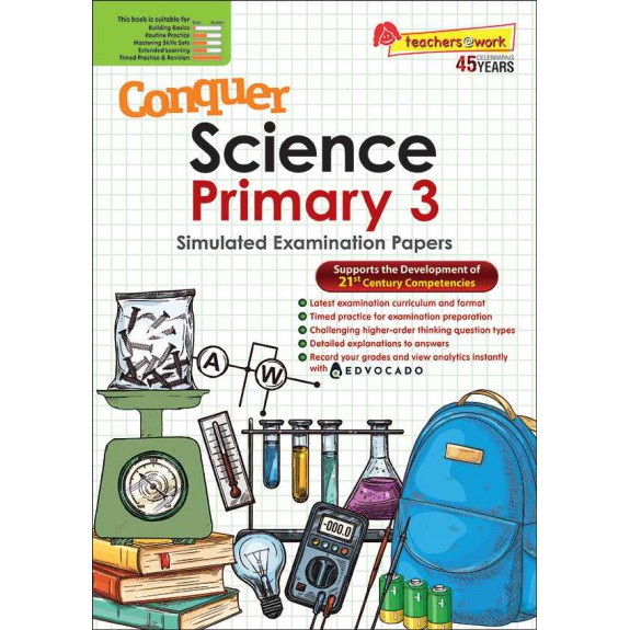 SAP_ข้อสอบจำลองวิทยาศาสตร์สำหรับชั้น ป.3 Conquer Science Primary 3 – Simulated Examination Papers SAP_ข้อสอบจำลองวิทยาศาสตร์สำหรับชั้น ป.3 Conquer Science Primary 3 – Simulated Examination Papers
