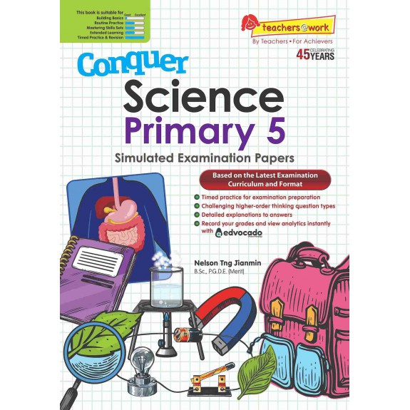 SAP_ข้อสอบจำลองวิทยาศาสตร์สำหรับชั้น ป.5 Conquer Science Primary 5 – Simulated Examination Papers SAP_ข้อสอบจำลองวิทยาศาสตร์สำหรับชั้น ป.5 Conquer Science Primary 5 – Simulated Examination Papers