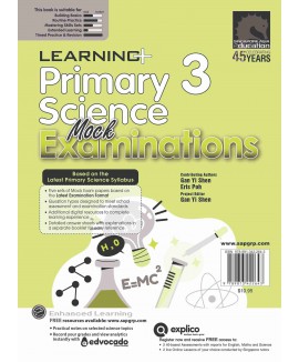 SAP_แบบฝึกหัดวิทยาศาสตร์สำหรับชั้นประถมศึกษาปีที่ 3 LEARNING+ Primary 3 Science Mock Examinations