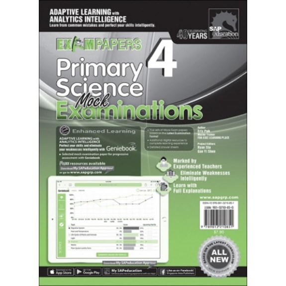 SAP_แบบฝึกหัดวิทยาศาสตร์สำหรับชั้นประถมศึกษาปีที่ ป.4  Primary 4 Science Mock Examinations