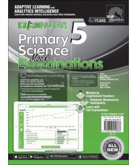 SAP_แบบฝึกหัดวิทยาศาสตร์สำหรับชั้นประถมศึกษาปีที่ 5 LEARNING+ Primary 5 Science Mock Examinations