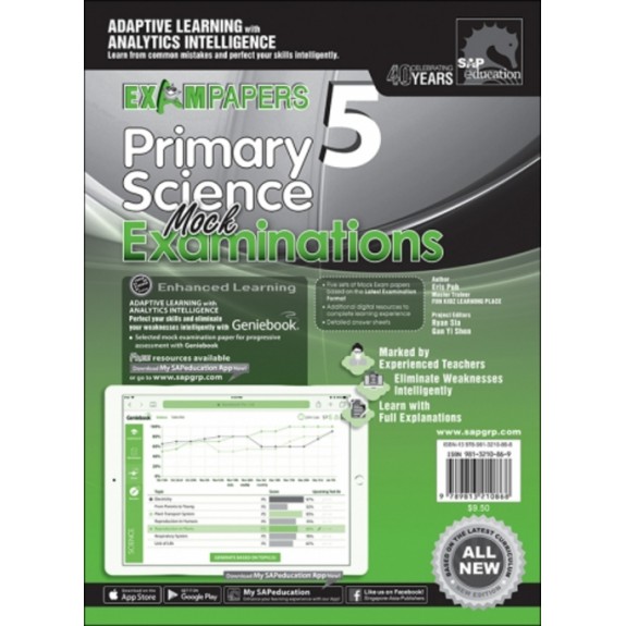SAP_แบบฝึกหัดวิทยาศาสตร์สำหรับชั้นประถมศึกษาปีที่ 5 LEARNING+ Primary 5 Science Mock Examinations