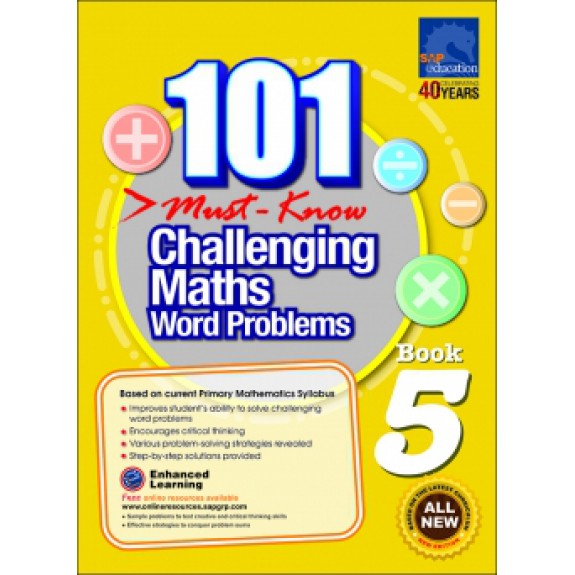 แบบฝึกหัดคณิตศาสตร์ ป.5_101 Must-Know Challenging Maths Word Problems Book 5