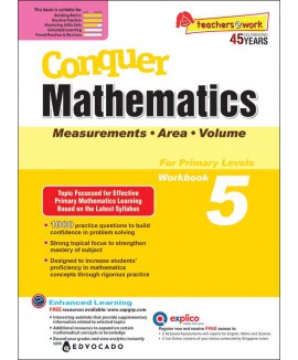 SAP_แบบฝึกหัดคณิตศาสตร์ประถมศึกษาปีที่ 5 Conquer Mathematics Measurements . Area . Volume Workbook 5