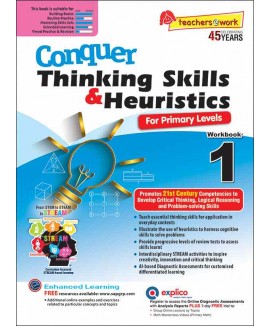 SAP_Conquer Thinking Skills & Heuristics Workbook 1 แบบฝึกหัดคณิตศาสตร์ประถมศึกษาปีที่ 1 