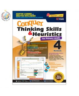 แบบฝึกหัดเสริมคณิตศาสตร์ ป.4 Conquer Thinking Skills & Heuristics For Primary Levels 4