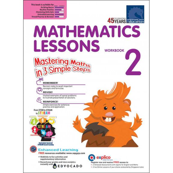SAP_แบบฝึกหัดคณิตศาสตร์ประถมศึกษาปีที่ 2 Mathematics Lessons Workbook 2