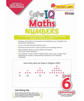 SAP_แบบฝึกหัดคณิตศาสตร์ประถมศึกษาปีที่ 5-6 Super IQ Maths NUMBERS Level 6 Advanced (11-12 years)