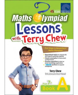 SAP_แบบเสริมคณิตศาสตร์โอลิมปิกสำหรับประถมศึกษา Maths Olympiad and IQ Lessons with Terry Chew Age7+Book A