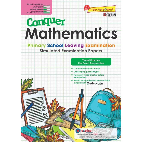 SAP_แบบฝึกหัดคณิตศาสตร์ประถมศึกษาปีที่ 6 Conquer Mathematics Primary School Leaving Examination – Simulated Examination Papers SAP_แบบฝึกหัดคณิตศาสตร์ประถมศึกษาปีที่ 6 Conquer Mathematics Primary School Leaving Examination – Simulated Examination Papers
