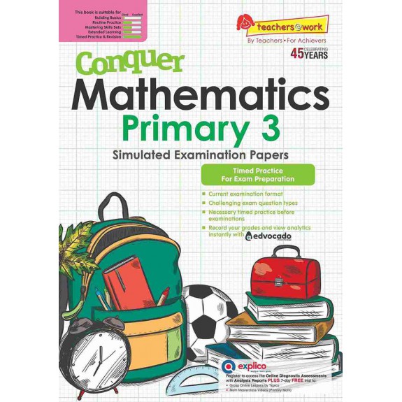 SAP_แบบฝึกหัดคณิตศาสตร์ประถมศึกษาปีที่ 3 Conquer Mathematics Primary 3 Simulated Examination Papers