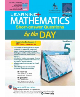 SAP_LEARNING+ MATHEMATICS Short-answer Questions by the DAY Workbook 5 แบบฝึกหัดคณิตศาสตร์รายวัน (คำถามแบบตอบสั้น) สำหรับ ป.5
