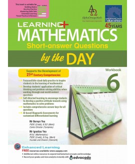 SAP_LEARNING+ MATHEMATICS Multiple-choice Questions by the DAY Workbook 6 แบบฝึกหัดคณิตศาสตร์รายวัน (คำถามแบบตอบสั้น) สำหรับ ป.6
