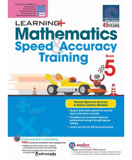 SAP_แบบฝึกหัดเสริมคณิตศาสตร์ประถมศึกษาปีที่ 5 LEARNING+ Mathematics Speed & Accuracy Training Book 5